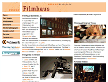 Tablet Screenshot of filmhaus-bielefeld.de